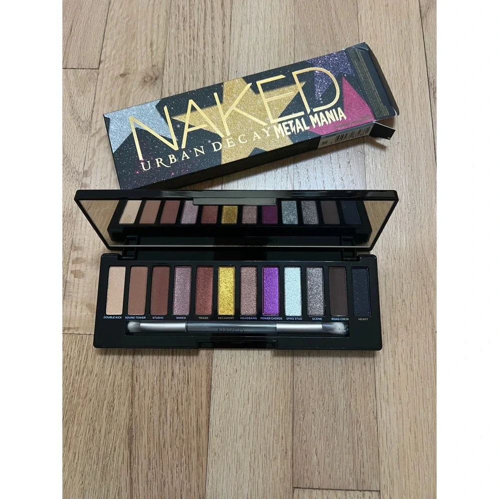 Urban Decay Naked Metal Mania Eyeshadow Palette Women Full Size Multicolor New